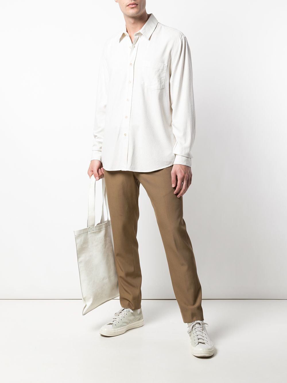 our legacy classic shirts white silk - トップス